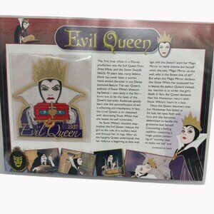 Willabee & Ward Disney Evil Queen Collectible Patch & Facts Card 1937 Snow White